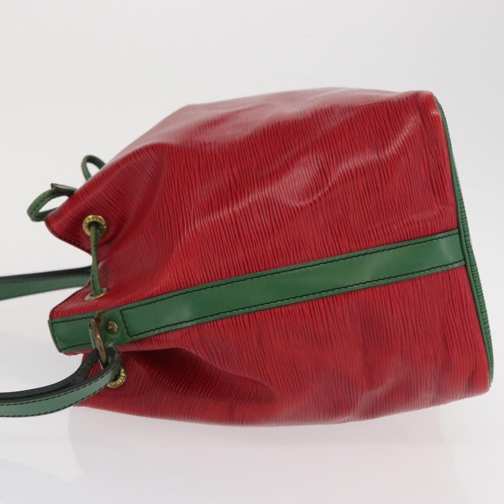 Louis Vuitton Bicolor Petit Noe Handbag Epi Leather Green Leather Shoulder Bag Bag (Pre-Owned)
