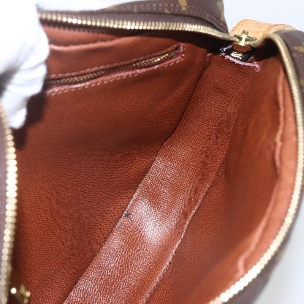 Louis Vuitton Jeune Fille Handbag Monogram Canvas Brown Canvas Shoulder Bag Bag (Pre-Owned)