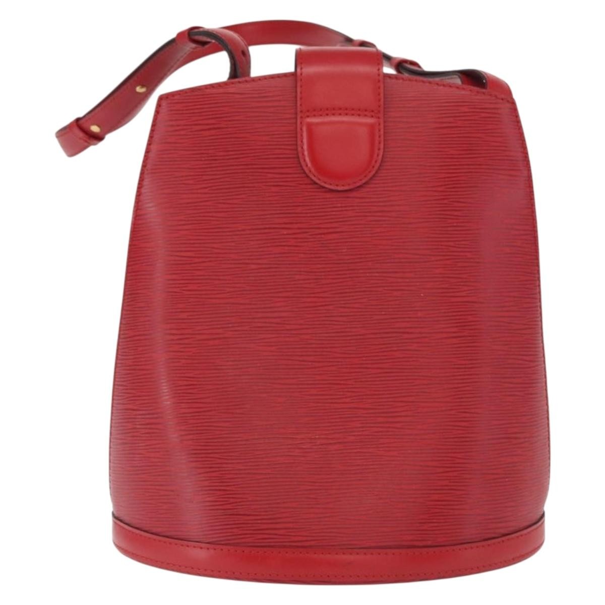 Louis Vuitton Cluny Shoulder Bag Epi Leather Red Leather Shoulder Bag Bag (Pre-Owned)