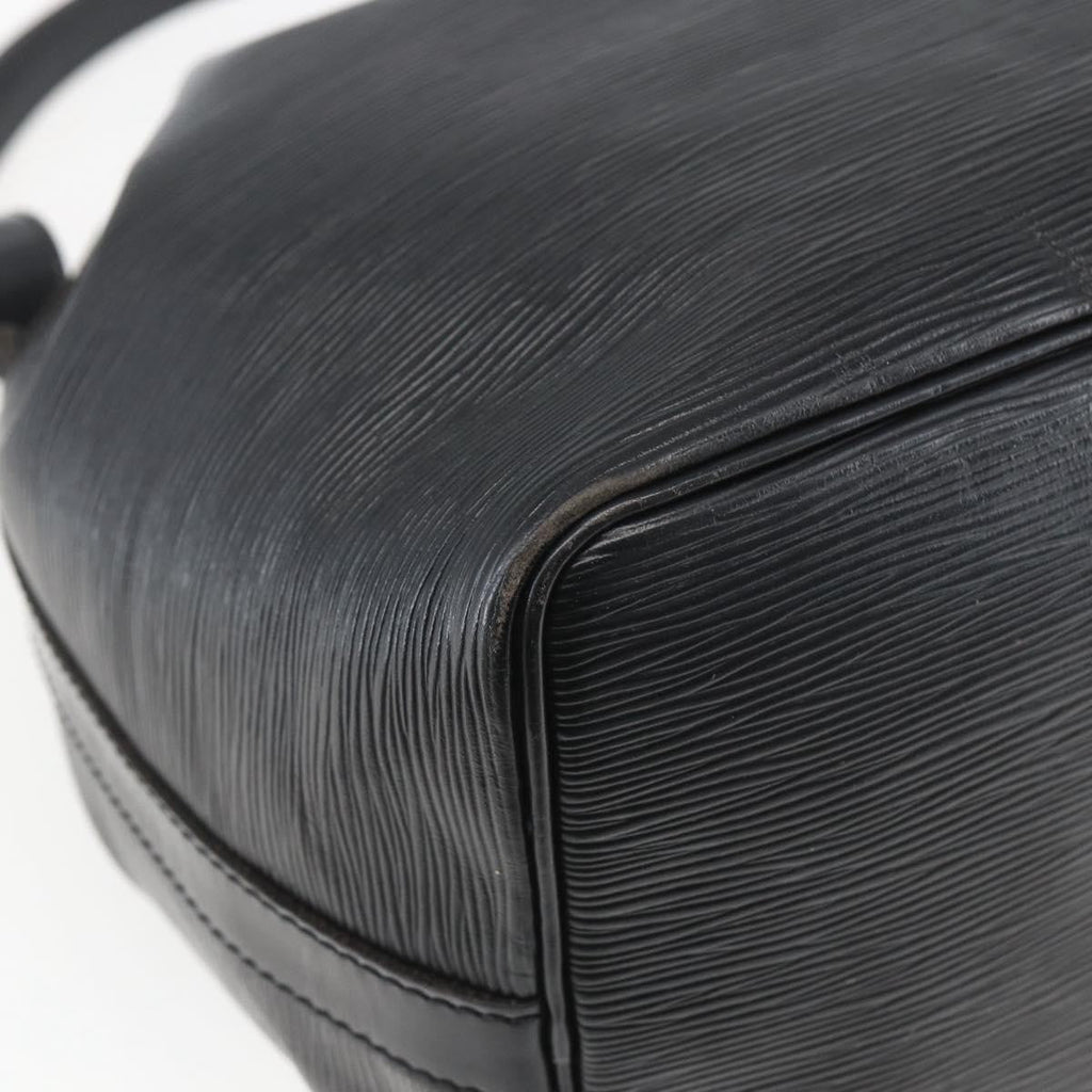 Louis Vuitton Petit Noe Handbag Epi Leather Black Leather Shoulder Bag Bag (Pre-Owned)