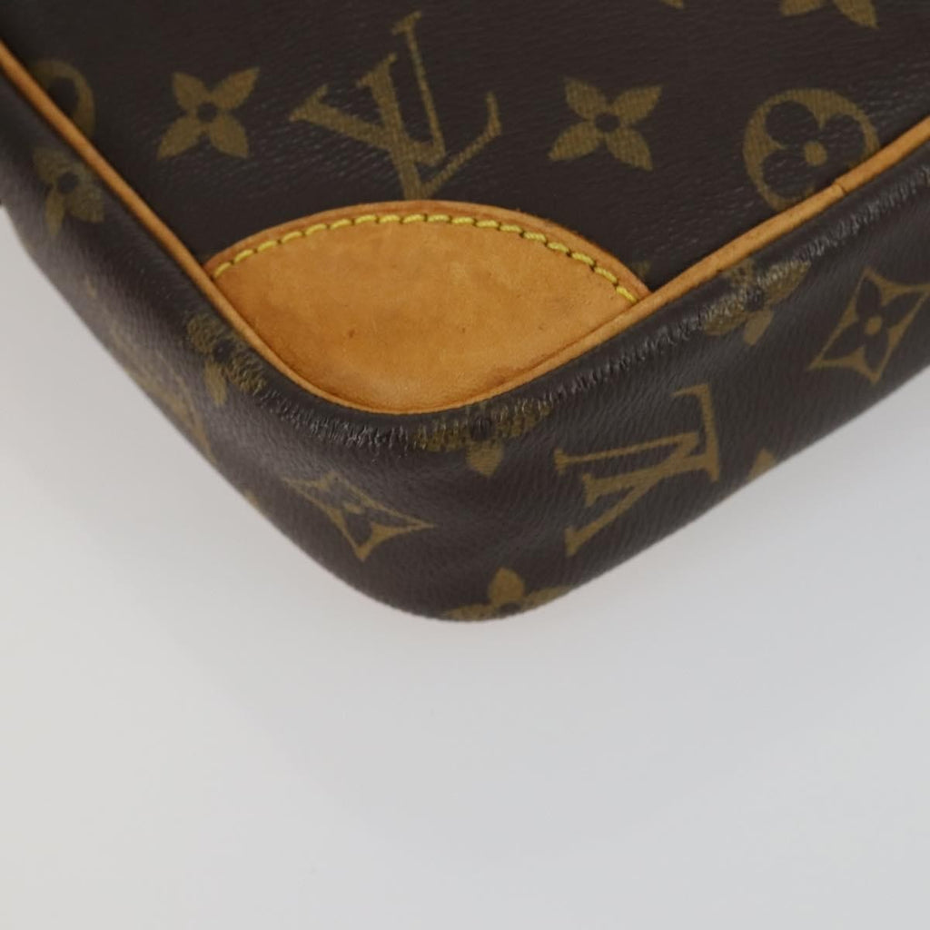 Louis Vuitton Danube Handbag Monogram Canvas Brown Canvas Shoulder Bag Bag (Pre-Owned)