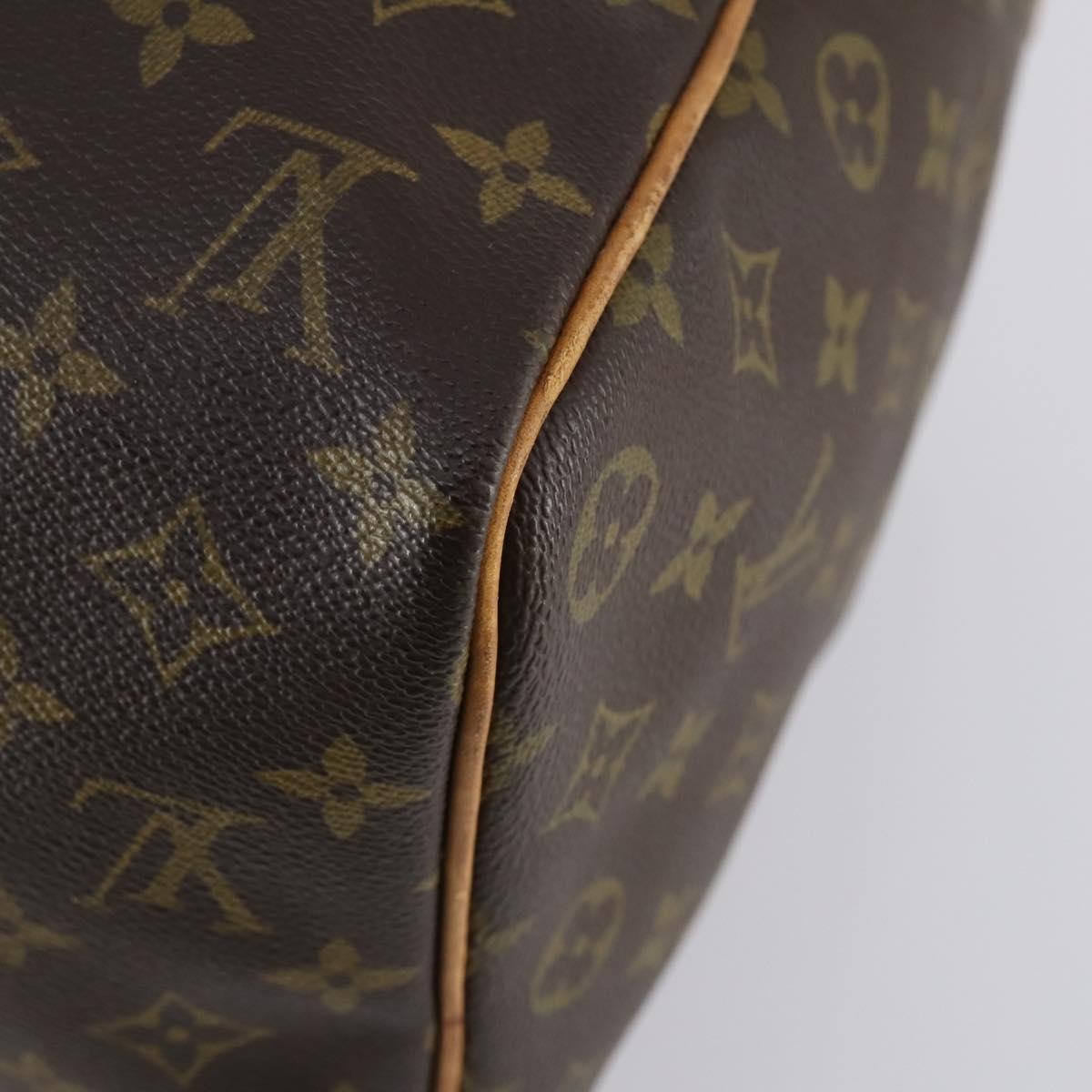 Louis Vuitton Keepall Bag Monogram Canvas Brown Canvas Travel Bag Bag (Pre-Owned)