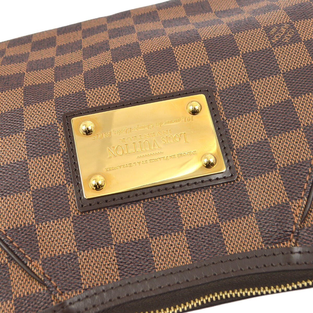 Louis Vuitton Thames Handbag Damier Brown Canvas Shoulder Bag Bag (Pre-Owned)