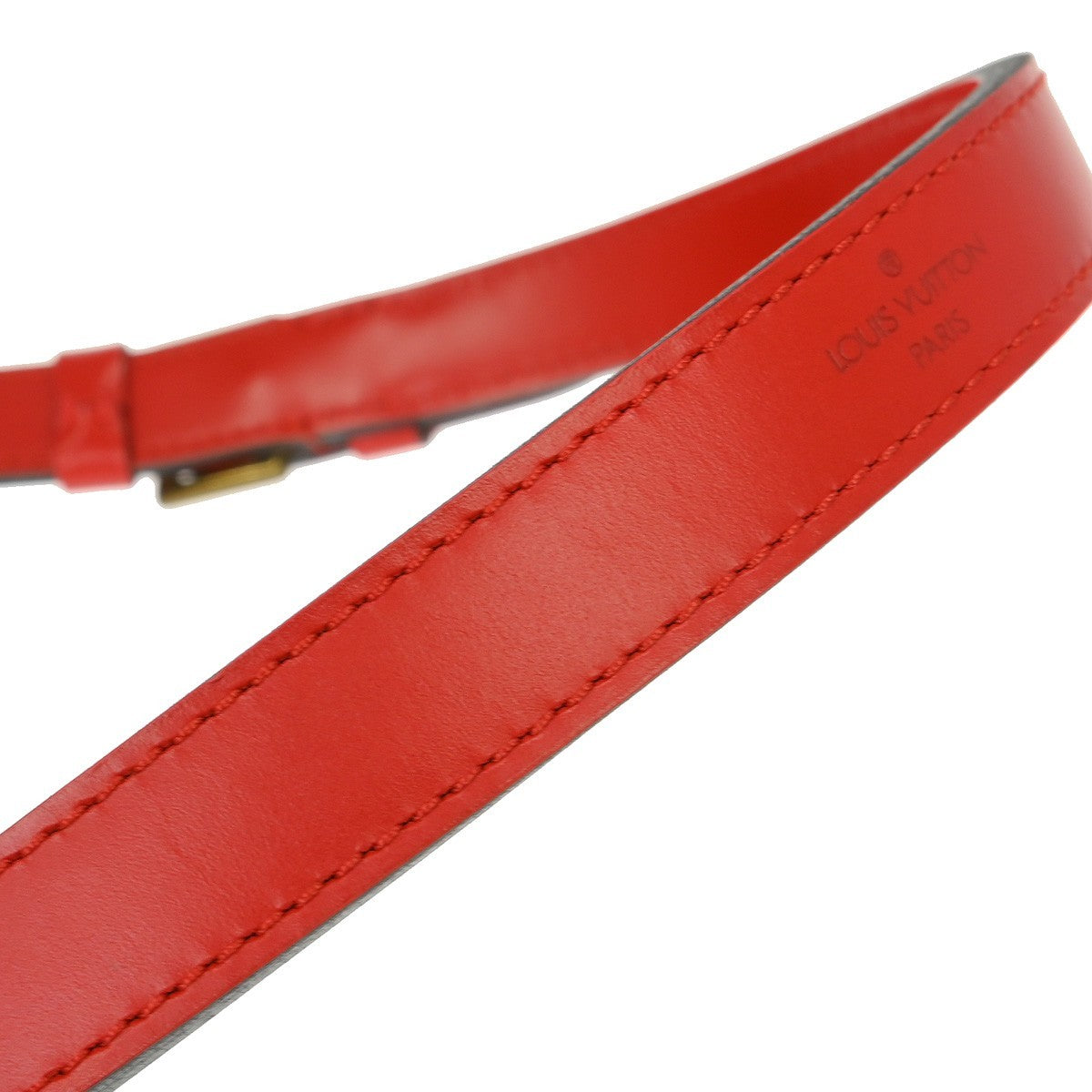 Louis Vuitton Petit Noe Handbag Epi Leather Red Leather Shoulder Bag Bag (Pre-Owned)
