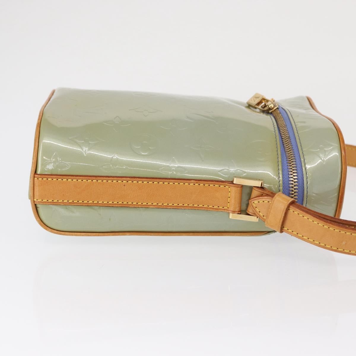 Louis Vuitton Sullivan Handbag Monogram Vernis Gray Patent_Leather Shoulder Bag Bag (Pre-Owned)