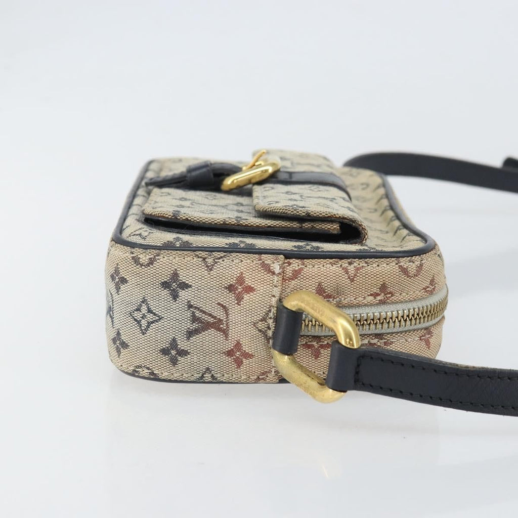 Louis Vuitton Juliette Crossbody Bag Mini Lin Blue Canvas Shoulder Bag Bag (Pre-Owned)