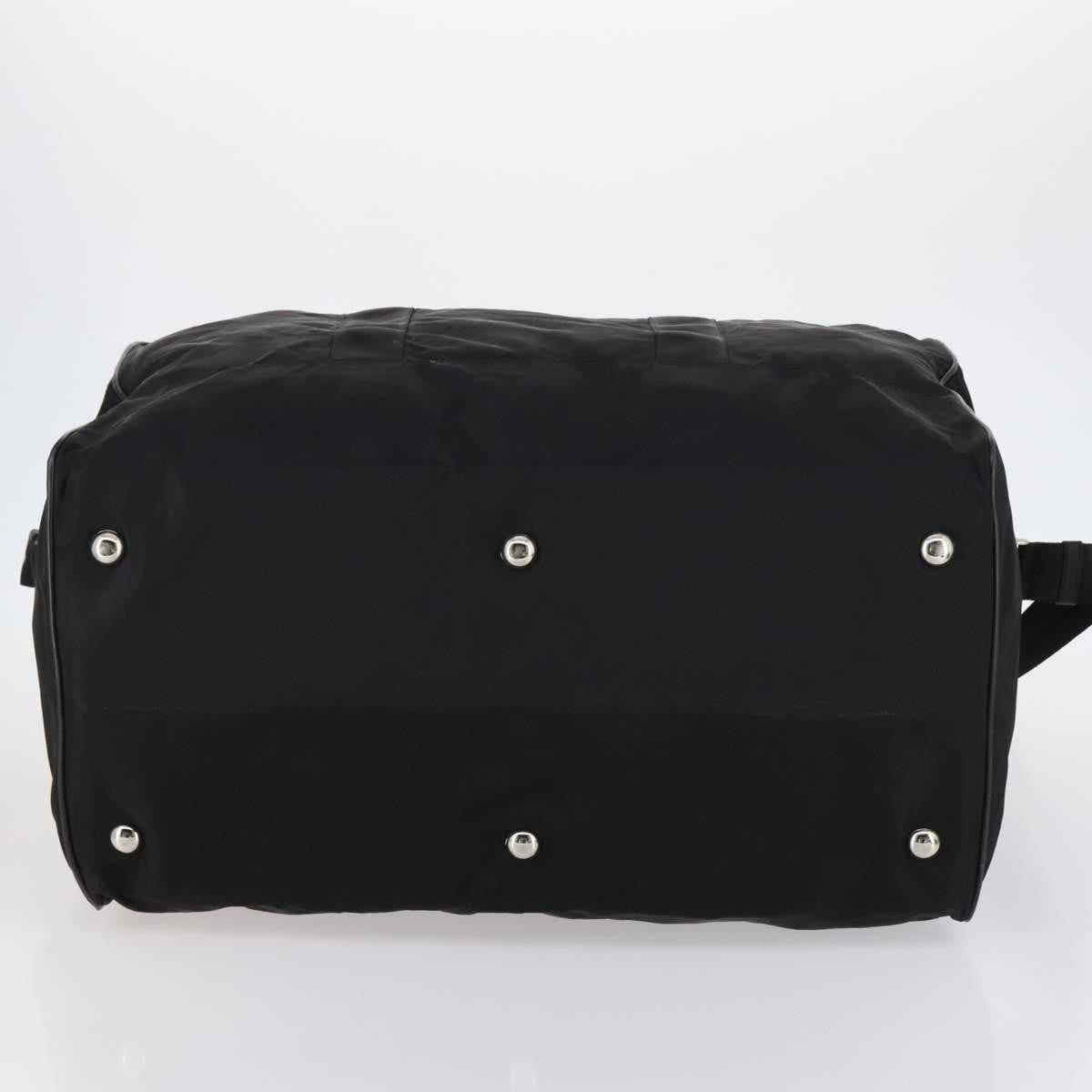 Prada Boston Bag Tessuto Black Nylon Bag (Pre-Owned)
