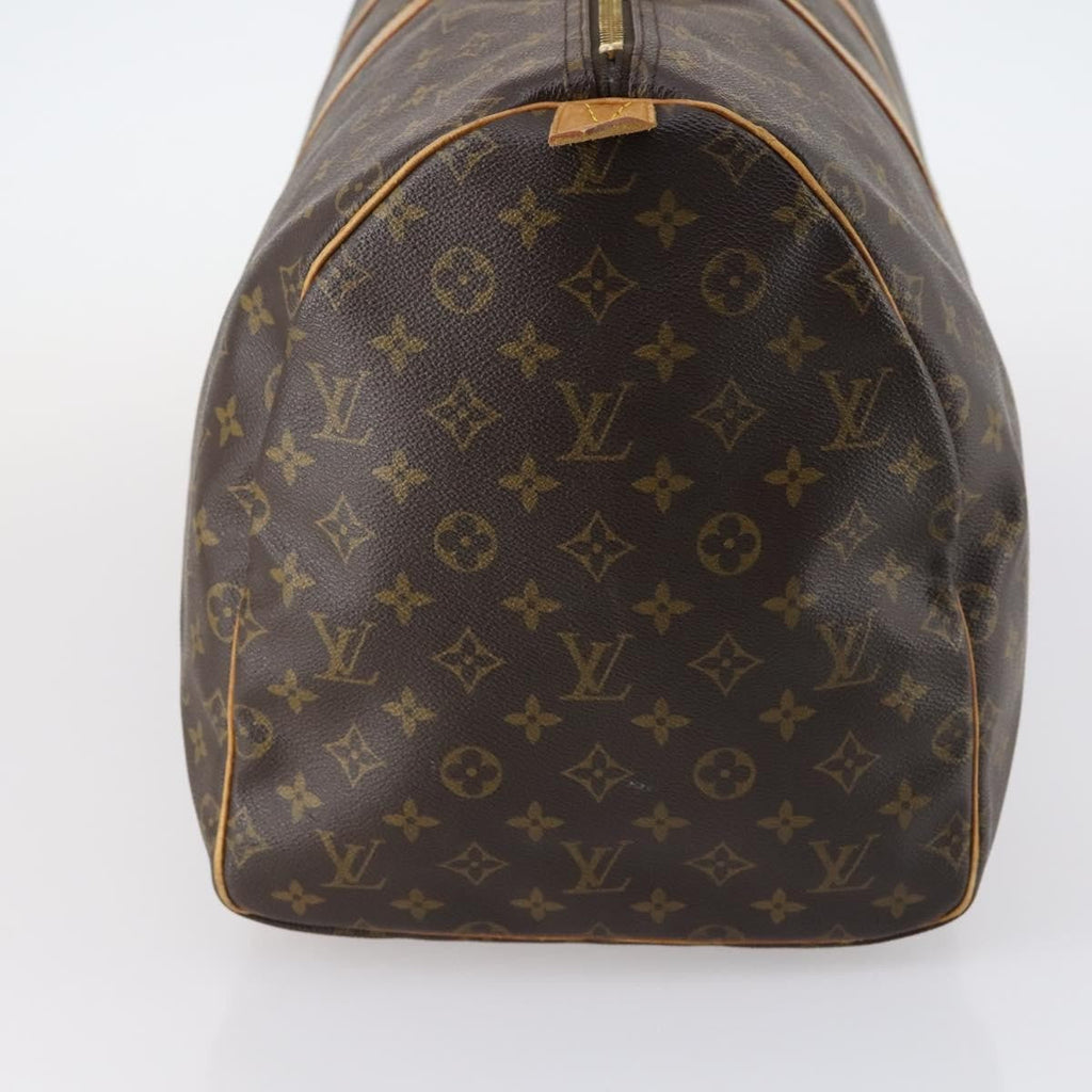 Louis Vuitton Keepall Bag Monogram Canvas Brown Canvas Travel Bag Bag (Pre-Owned)