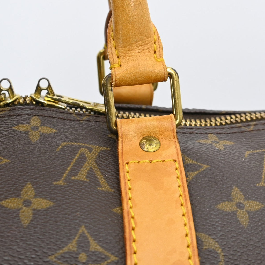 Louis Vuitton Keepall Bag Monogram Canvas Brown Canvas Travel Bag Bag (Pre-Owned)