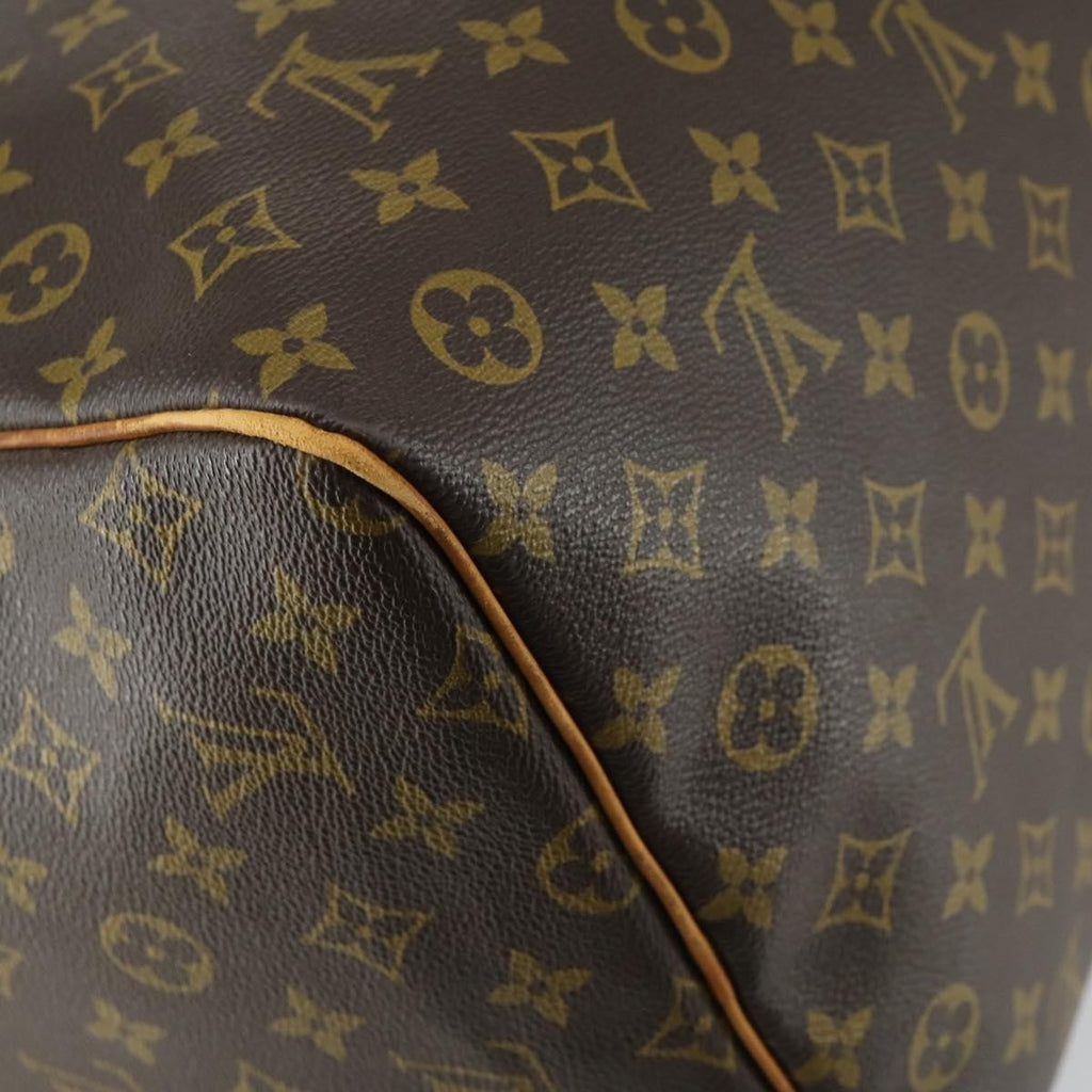 Louis Vuitton Keepall Bag Monogram Canvas Brown Canvas Travel Bag Bag (Pre-Owned)