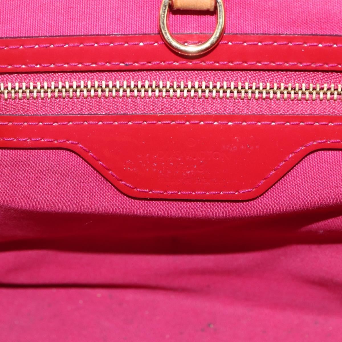 Louis Vuitton Catalina Handbag Monogram Vernis Pink Patent_Leather Handbag (Pre-Owned)