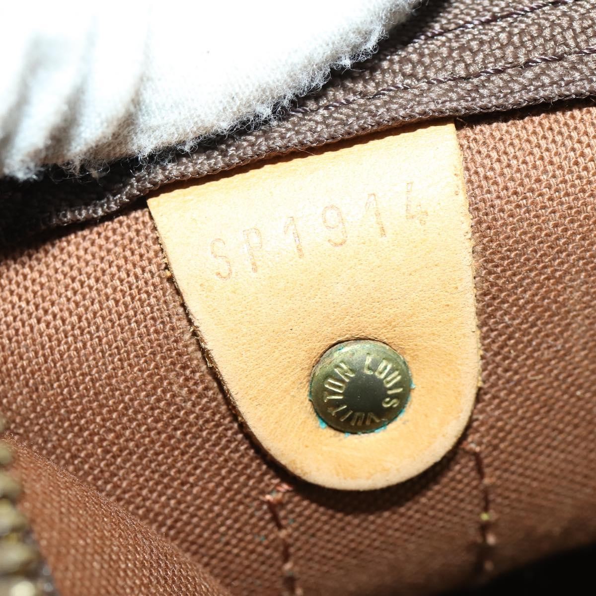 Louis Vuitton Keepall Bag Monogram Canvas Brown Canvas Travel Bag Bag (Pre-Owned)