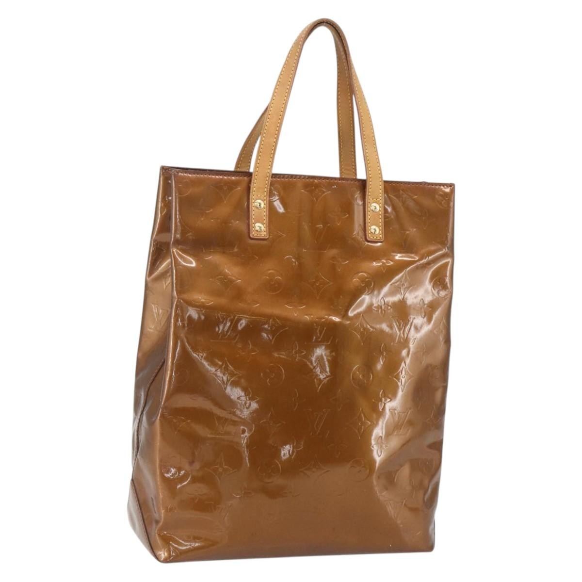 Louis Vuitton Reade Handbag Monogram Vernis Brown Patent_Leather Handbag (Pre-Owned)