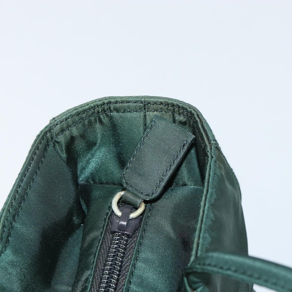 Prada Vintage Tote Tessuto Khaki Nylon Tote Bag Bag (Pre-Owned)