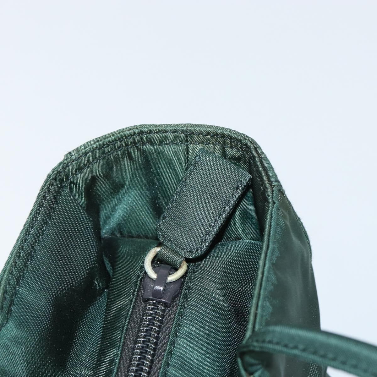 Prada Vintage Tote Tessuto Khaki Nylon Tote Bag Bag (Pre-Owned)