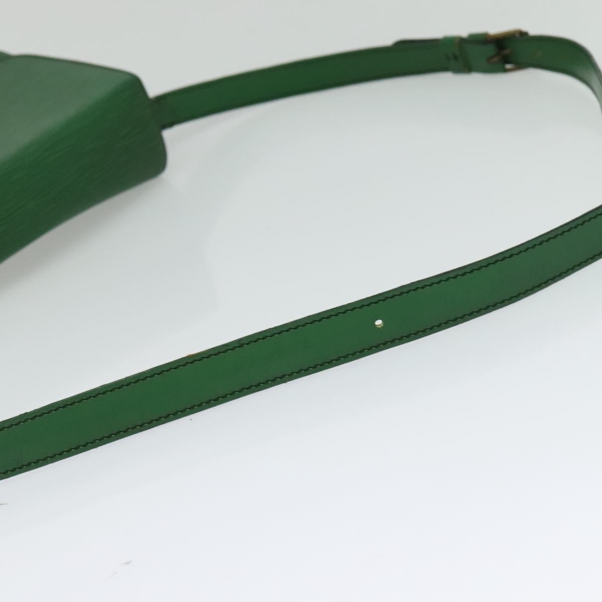 Louis Vuitton Cartouchiere Handbag Epi Leather Green Leather Shoulder Bag Bag (Pre-Owned)