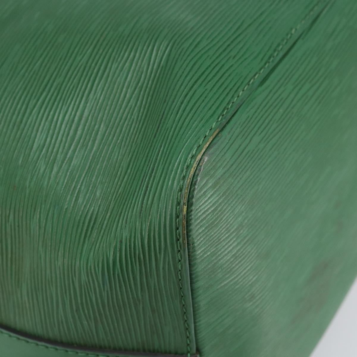 Louis Vuitton Petit Noe Handbag Epi Leather Green Leather Shoulder Bag Bag (Pre-Owned)