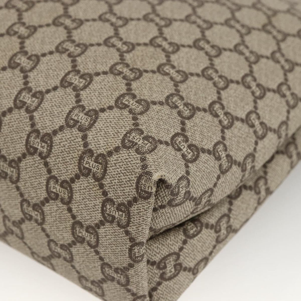 Gucci Ophidia Front Pocket Shopper Tote Gg Coated Canvas Beige Canvas Tote Bag Bag (Pre-Owned)