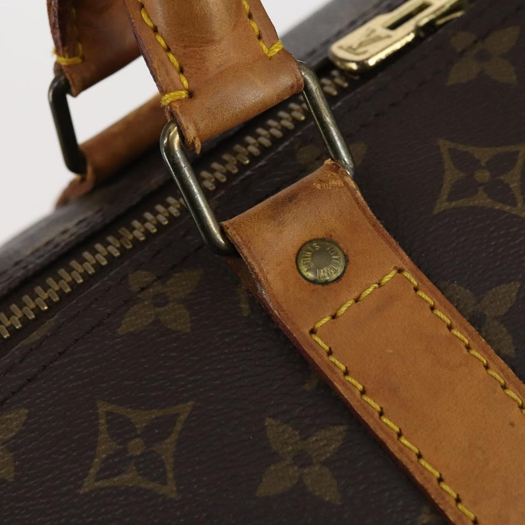 Louis Vuitton Keepall Bag Monogram Canvas Brown Canvas Travel Bag Bag (Pre-Owned)