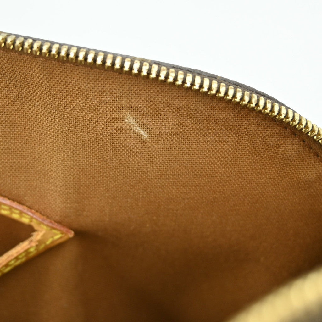 Louis Vuitton Alma Handbag Monogram Canvas Brown Canvas Handbag (Pre-Owned)
