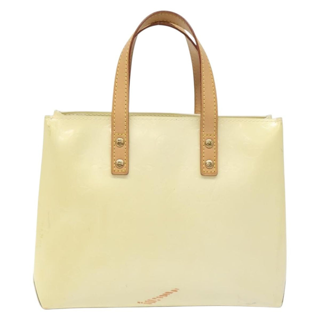Louis Vuitton Reade Handbag Monogram Vernis Beige Patent_Leather Bag (Pre-Owned)