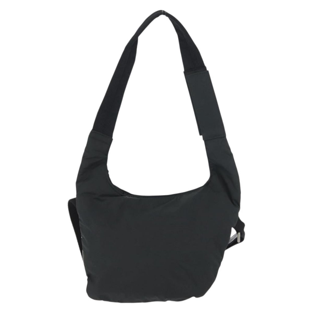 Prada Vintage Sport Shoulder Bag Nylon Black Nylon Shoulder Bag Bag (Pre-Owned)