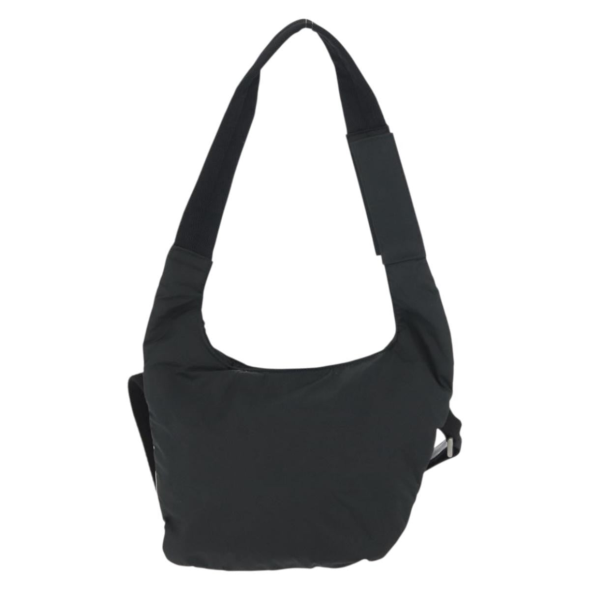 Prada Vintage Sport Shoulder Bag Nylon Black Nylon Shoulder Bag Bag (Pre-Owned)