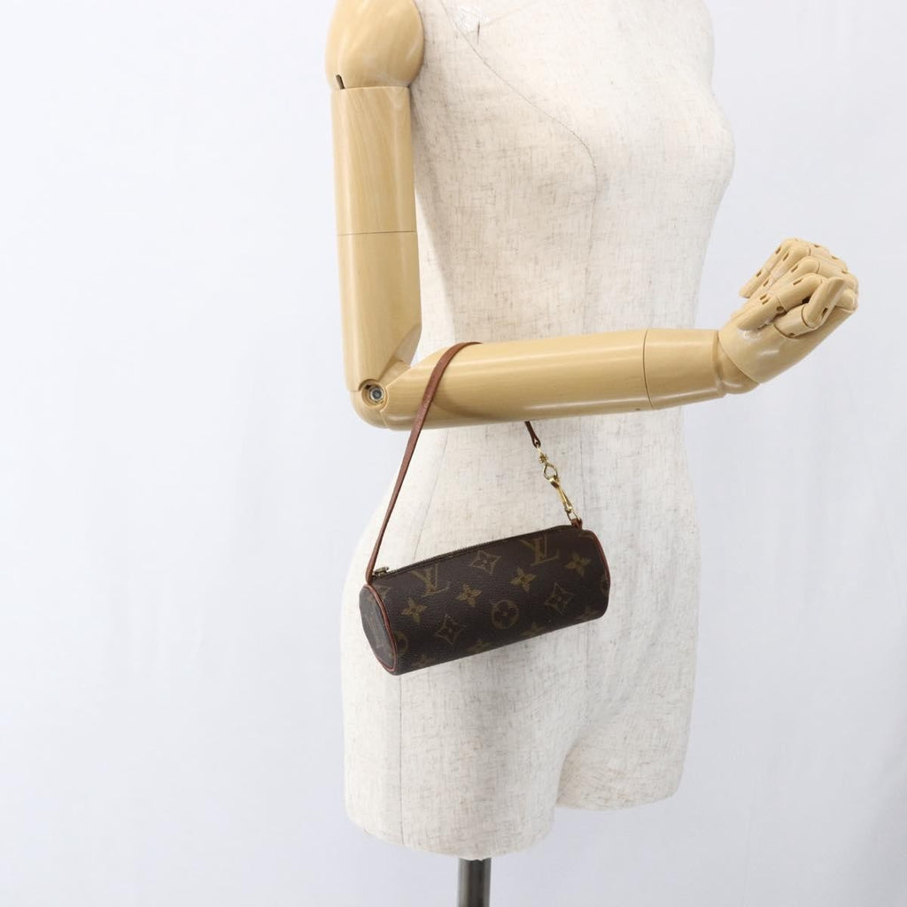 Louis Vuitton Papillon Pochette Monogram Canvas Brown Canvas Clutche & Pouche Bag (Pre-Owned)