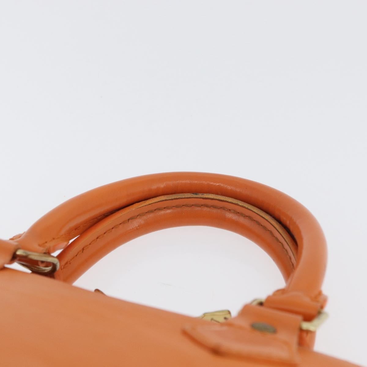 Louis Vuitton Vintage Alma Handbag Epi Leather Orange Leather Handbag (Pre-Owned)