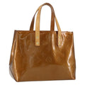 Louis Vuitton Reade Handbag Monogram Vernis Brown Patent_Leather Tote Bag Bag (Pre-Owned)