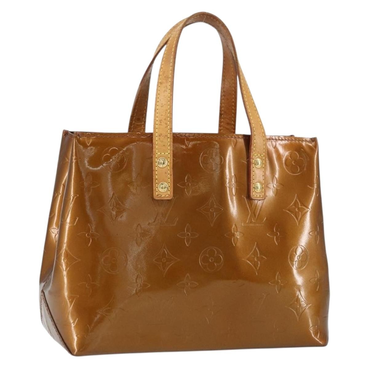Louis Vuitton Reade Handbag Monogram Vernis Brown Patent_Leather Tote Bag Bag (Pre-Owned)