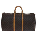 Louis Vuitton Keepall Bag Monogram Canvas Brown Canvas Travel Bag Bag (Pre-Owned)