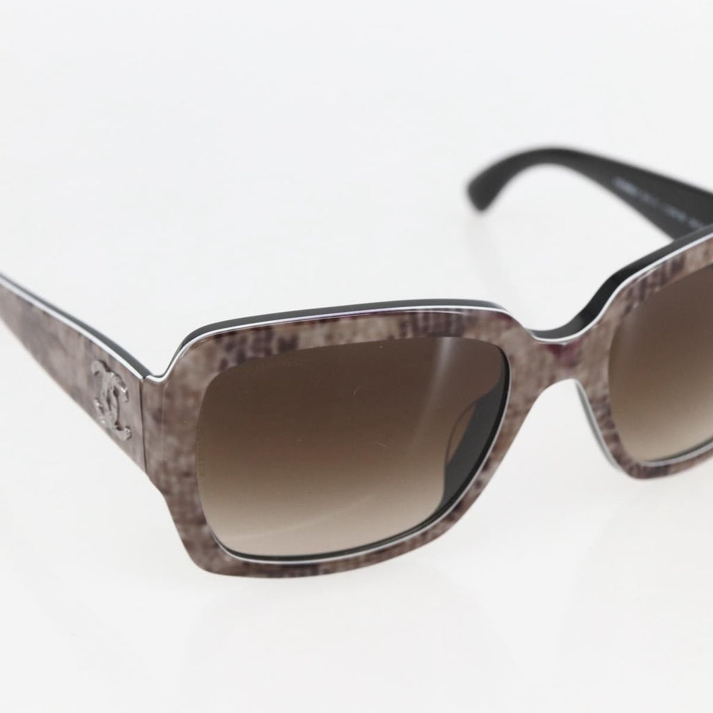 Chanel Logo Cc Sunglasses Plastic Beige Plastic Sunglasse Accessory (Pre-Owned)