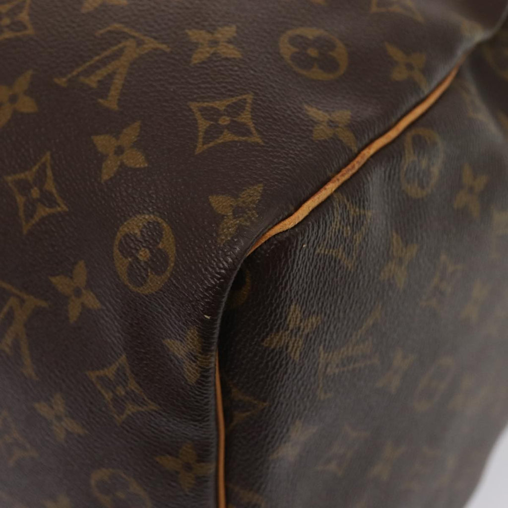 Louis Vuitton Keepall Bag Monogram Canvas Brown Canvas Travel Bag Bag (Pre-Owned)