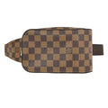 Louis Vuitton Geronimos Waist Bag Damier Brown Canvas Shoulder Bag Bag (Pre-Owned)