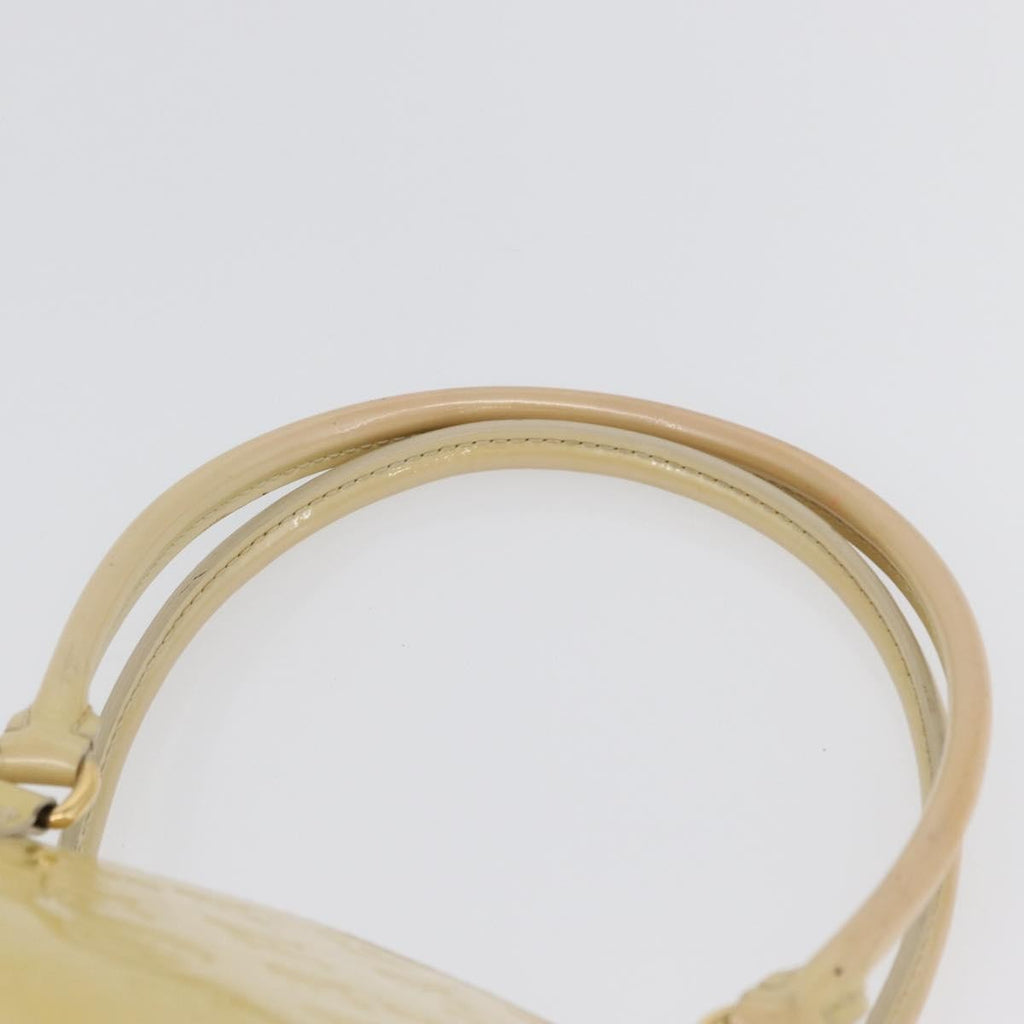 Louis Vuitton Sherwood Handbag Monogram Vernis Yellow Patent_Leather Handbag (Pre-Owned)