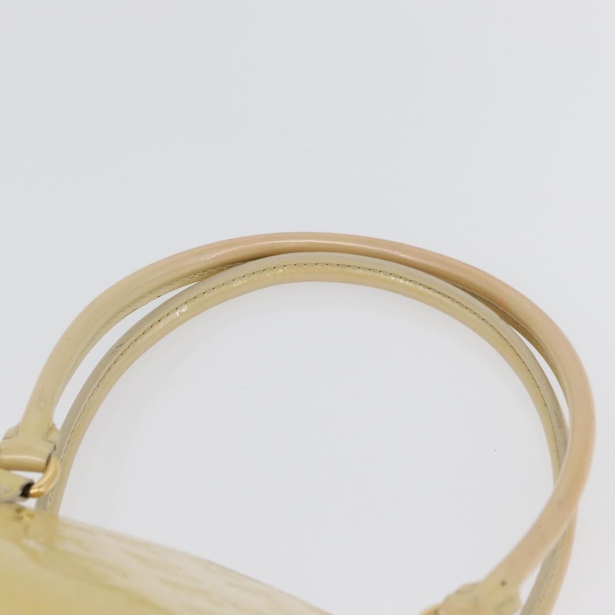 Louis Vuitton Sherwood Handbag Monogram Vernis Yellow Patent_Leather Handbag (Pre-Owned)