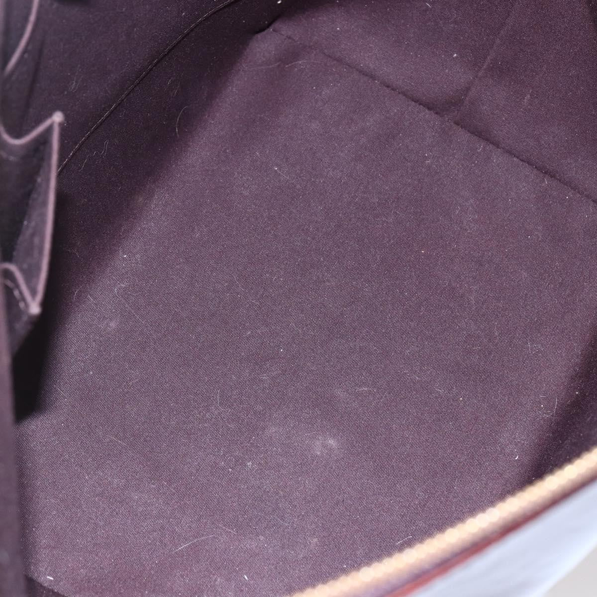 Louis Vuitton Bellevue Handbag Monogram Vernis Purple Patent_Leather Tote Bag Bag (Pre-Owned)