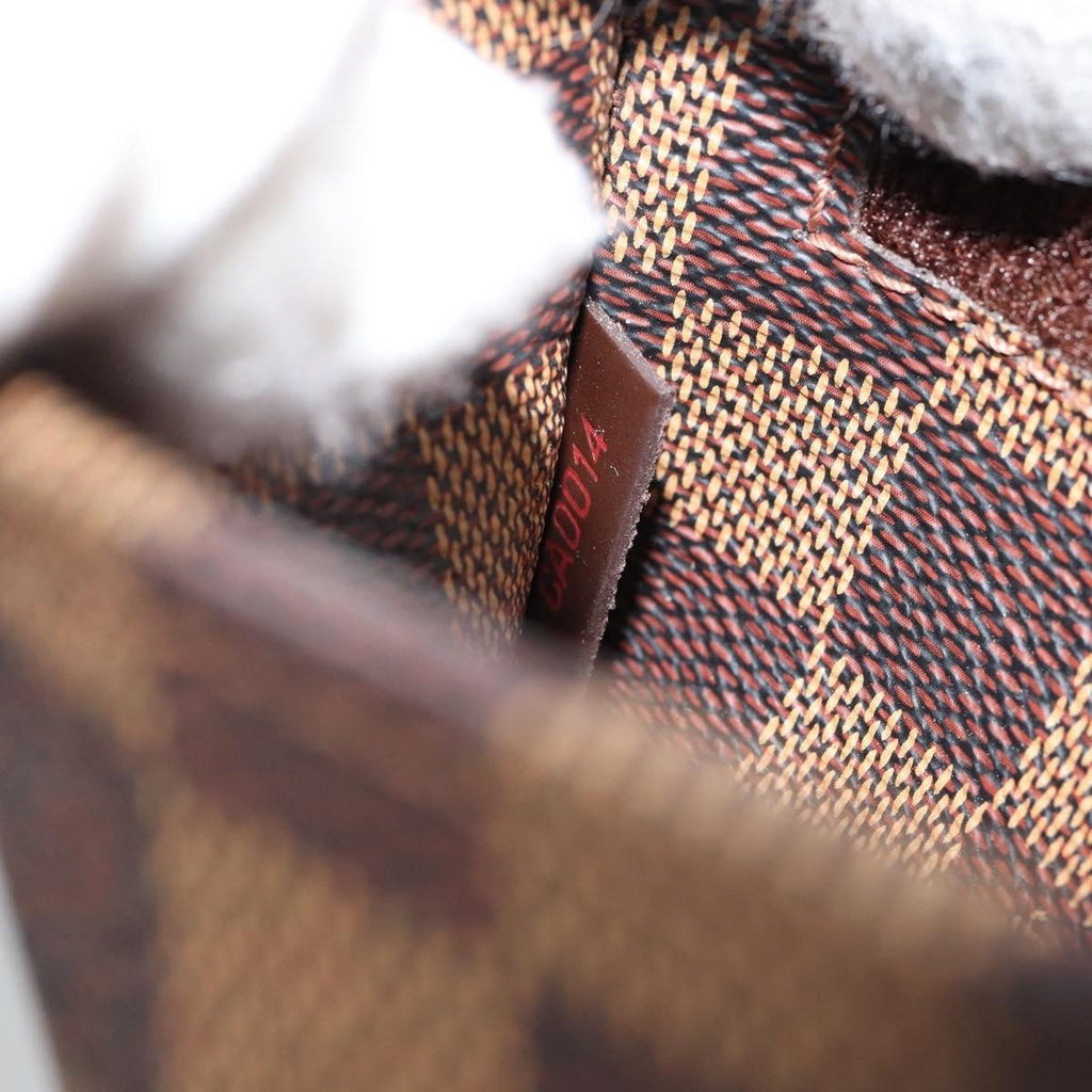 Louis Vuitton Geronimos Waist Bag Damier Brown Canvas Shoulder Bag Bag (Pre-Owned)