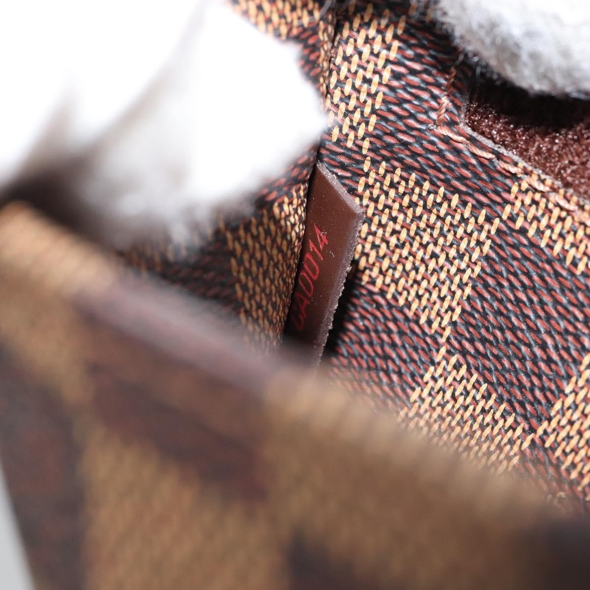 Louis Vuitton Geronimos Waist Bag Damier Brown Canvas Shoulder Bag Bag (Pre-Owned)