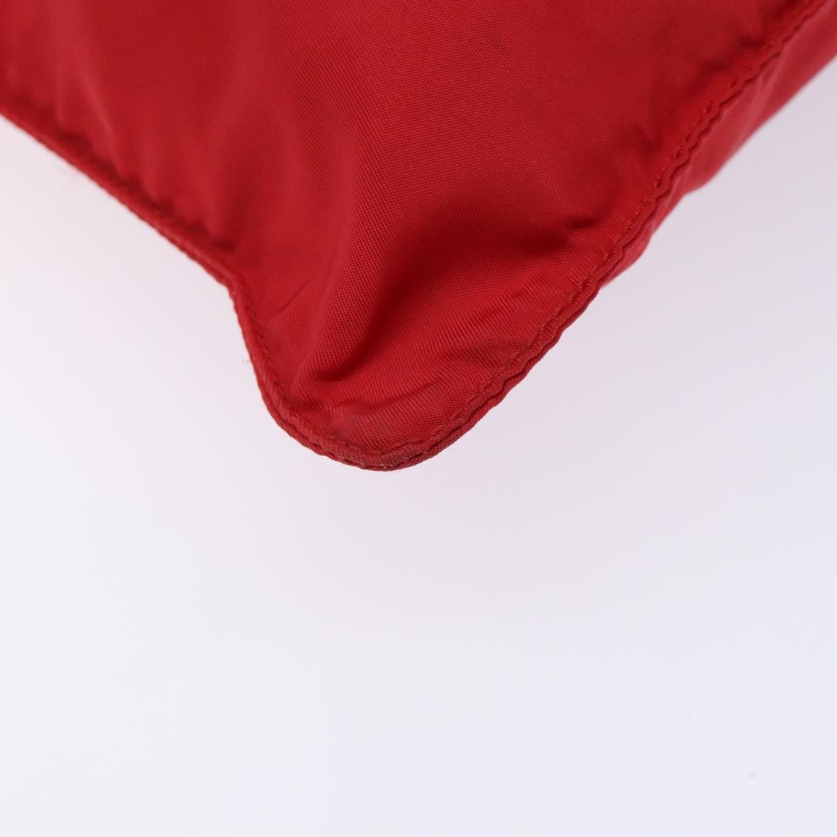 Prada Flat Messenger Bag Tessuto Red Nylon Bag (Pre-Owned)