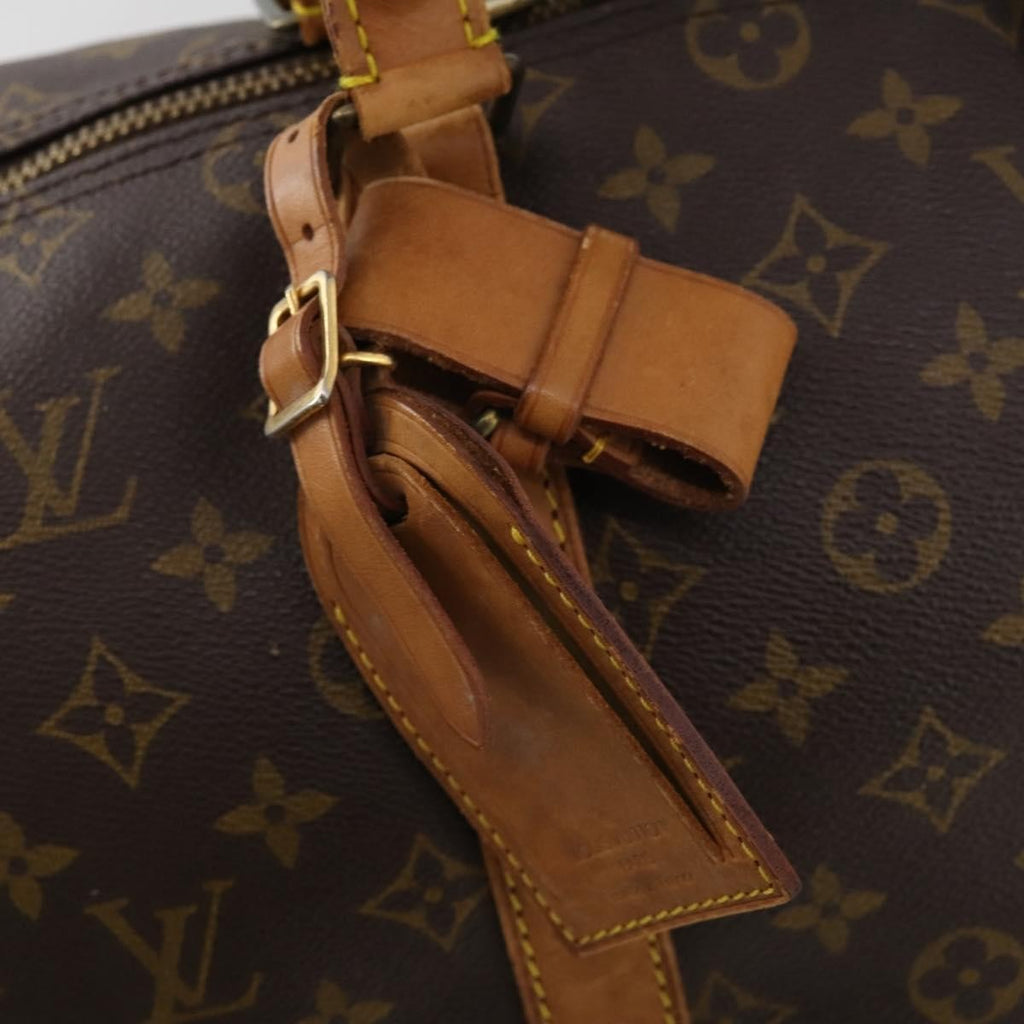 Louis Vuitton Keepall Bandouliere Bag Monogram Canvas Brown Canvas Travel Bag Bag (Pre-Owned)