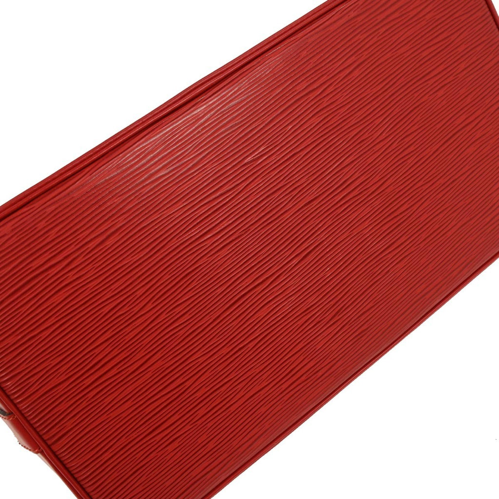 Louis Vuitton Alma Handbag Epi Leather Red Leather Handbag (Pre-Owned)