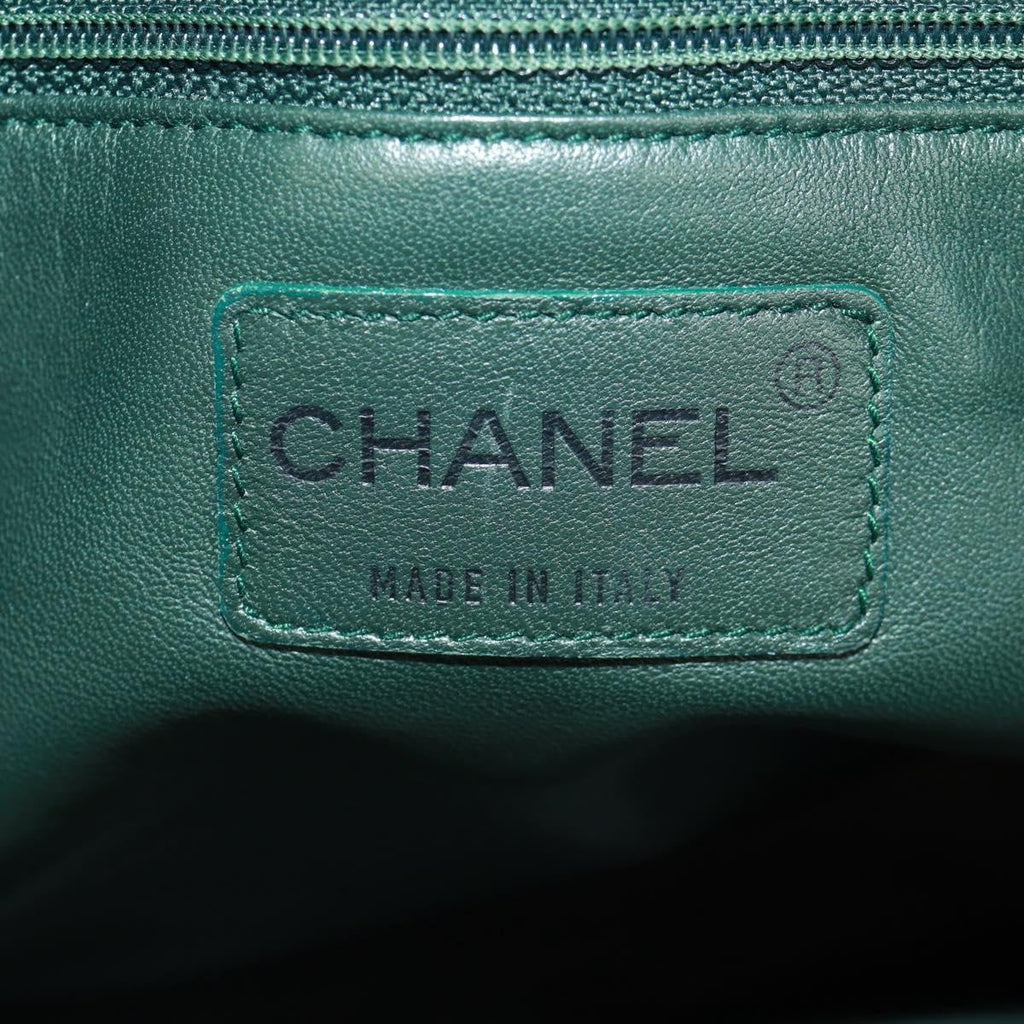 Chanel Chain Tote Lapin Fur Green Fur Tote Bag Bag (Pre-Owned)
