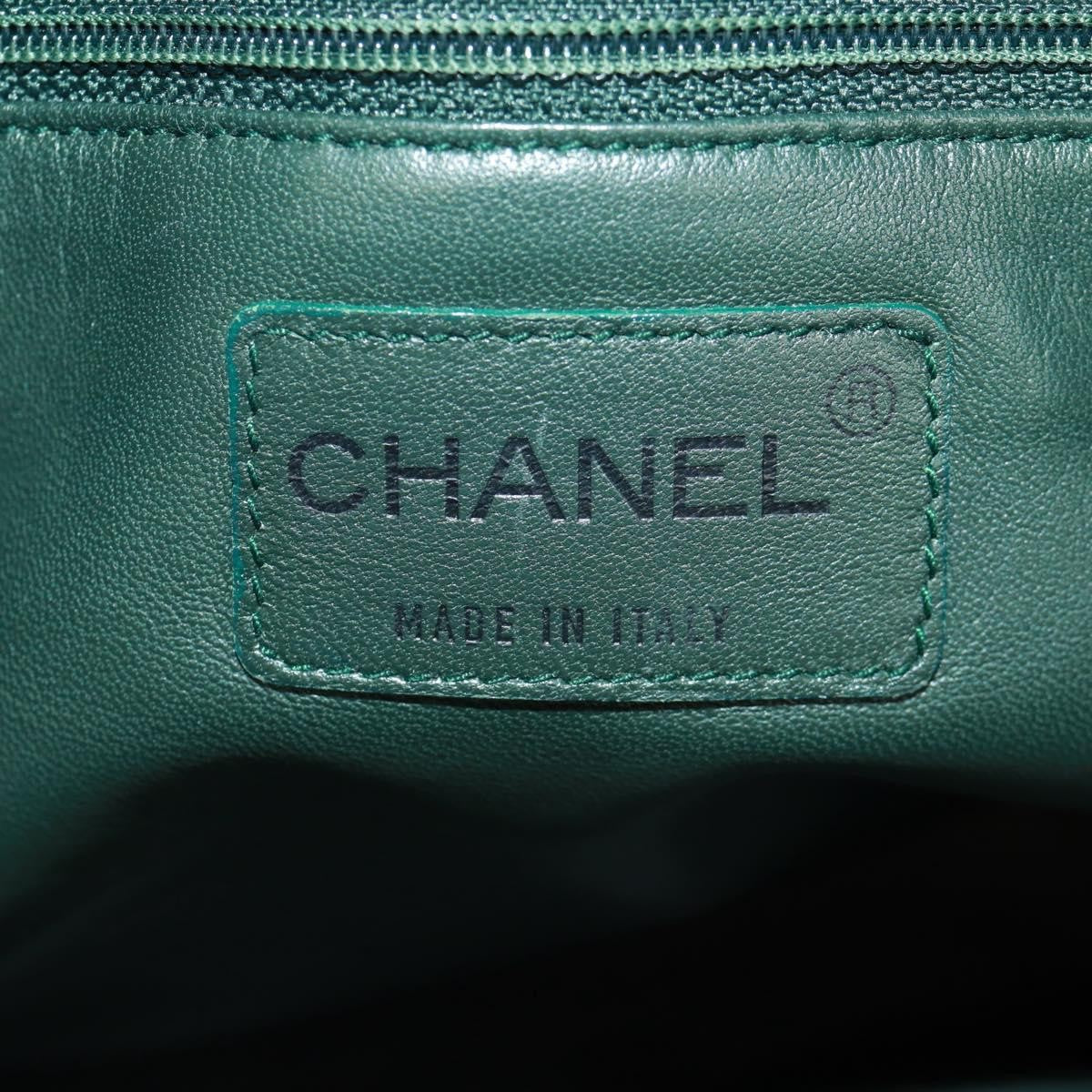 Chanel Chain Tote Lapin Fur Green Fur Tote Bag Bag (Pre-Owned)