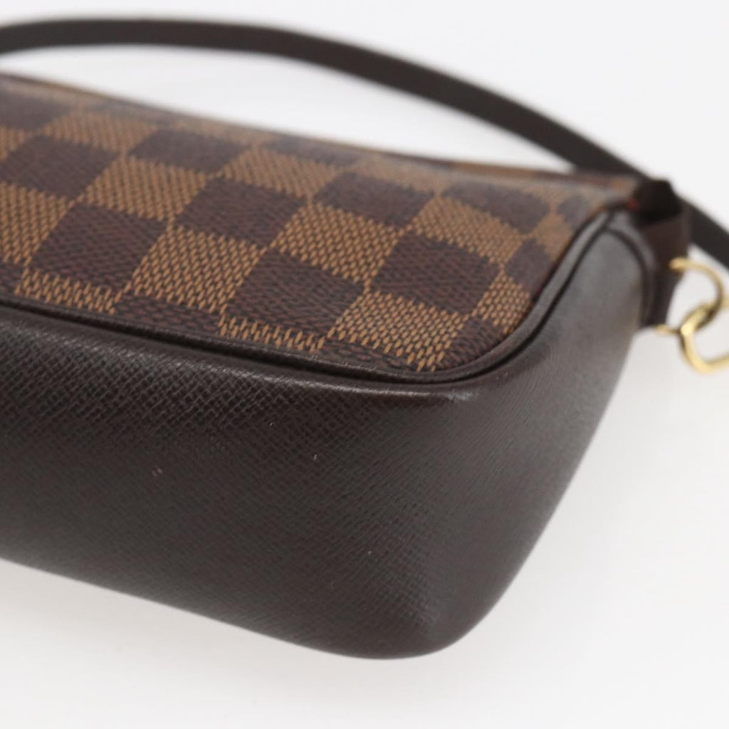 Louis Vuitton Trousse Make Up Bag Damier Brown Canvas Clutche & Pouche Bag (Pre-Owned)