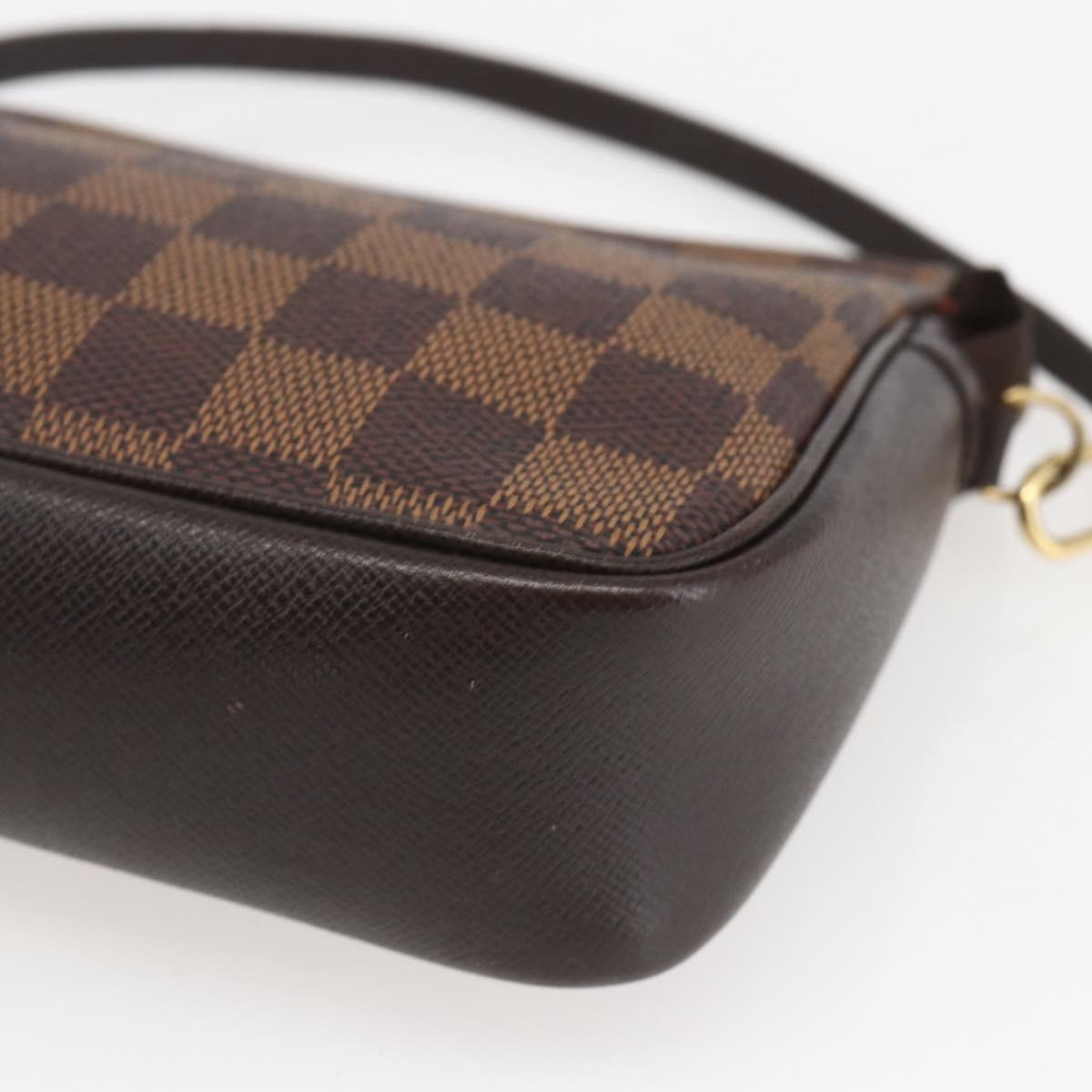 Louis Vuitton Trousse Make Up Bag Damier Brown Canvas Clutche & Pouche Bag (Pre-Owned)
