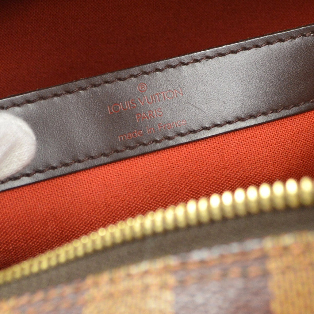 Louis Vuitton Naviglio Handbag Damier Brown Canvas Shoulder Bag Bag (Pre-Owned)