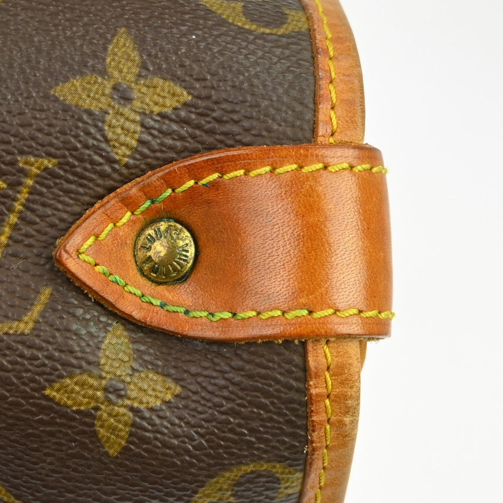 Louis Vuitton Saumur Handbag Monogram Canvas Brown Canvas Shoulder Bag Bag (Pre-Owned)