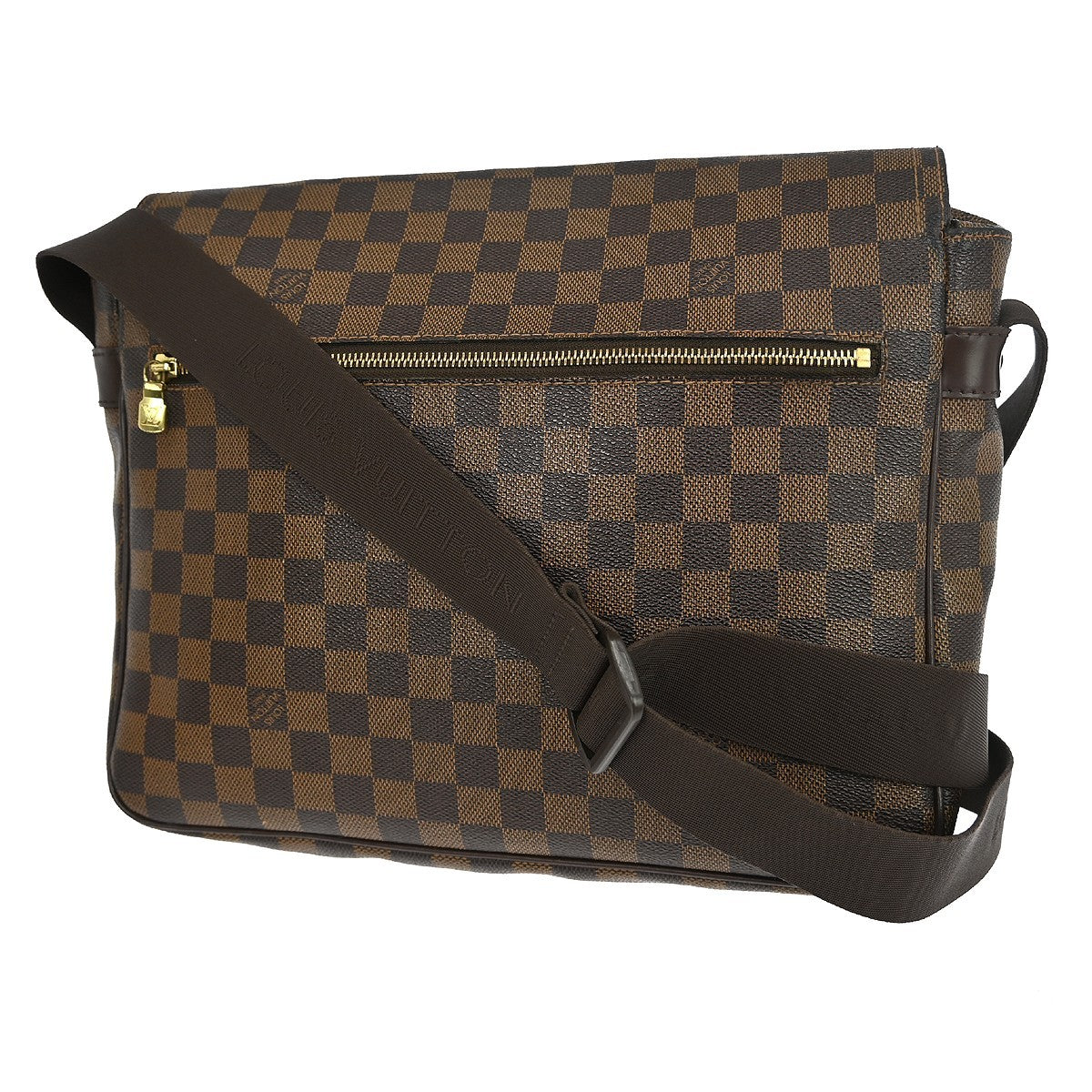 Louis Vuitton Melville Messenger Bag Damier Brown Canvas Shoulder Bag Bag (Pre-Owned)